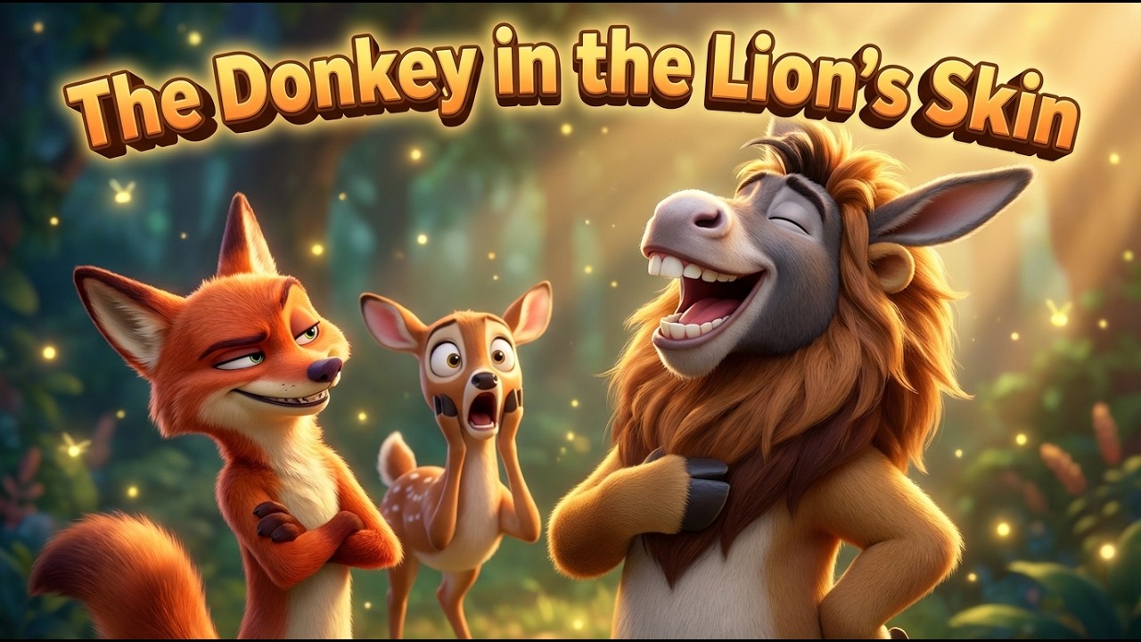 The Donkey in the Lion's Skin | Stories for Teenagers | English Fairy Tales