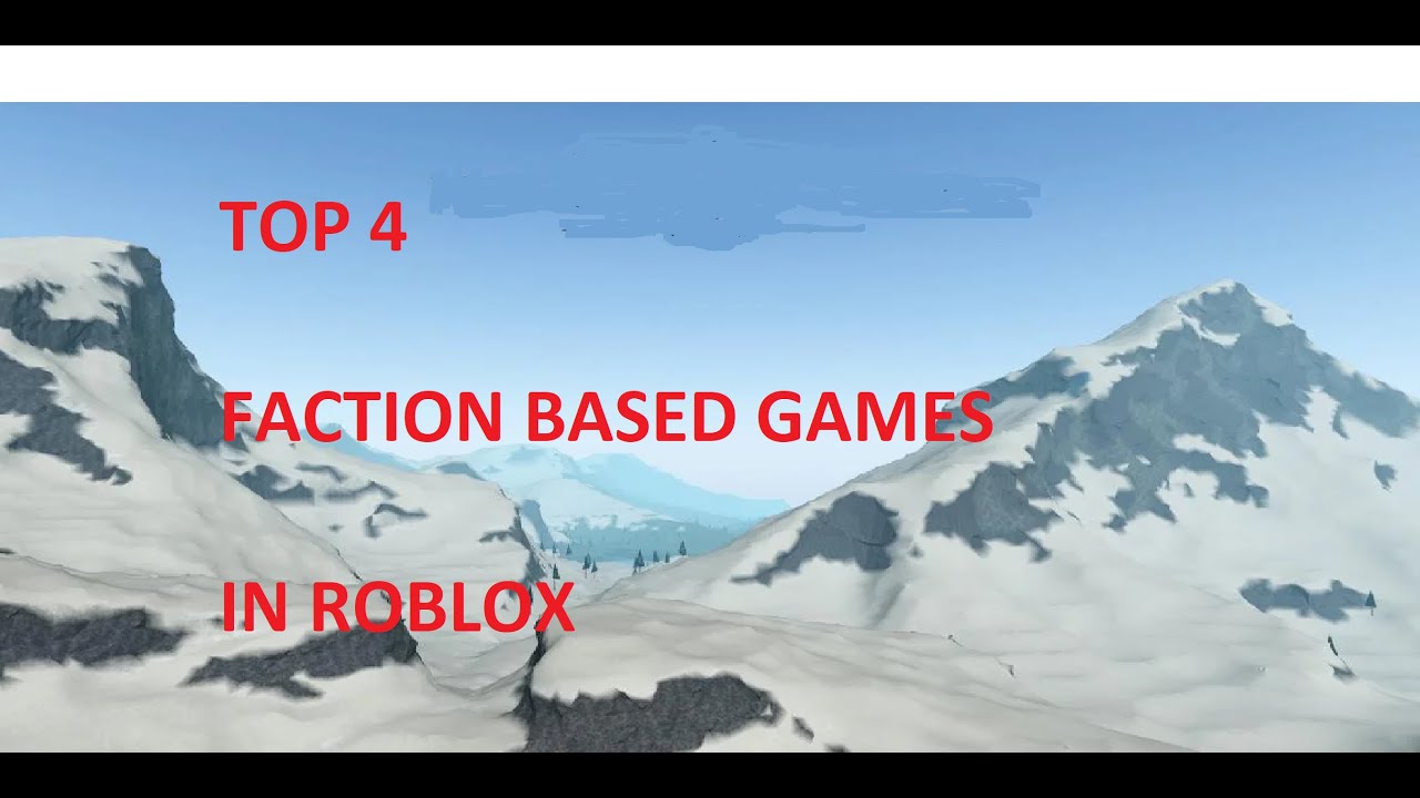 Roblox Faction Based Games