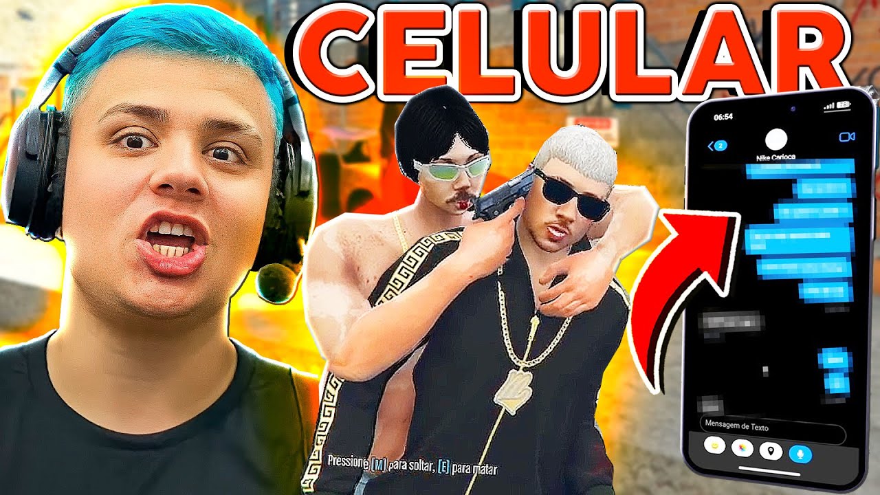 ROUBEl O CELULAR do B@NDlDO! GTA RP (Paulinho o LOKO)