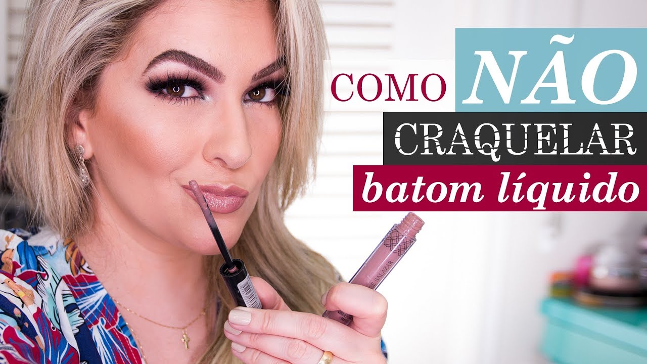 3 DICAS PARA NÃO CRAQUELAR BATOM LÍQUIDO | ALICE SALAZAR