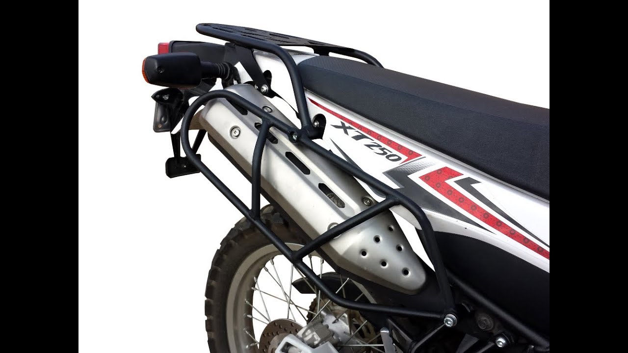 Precision Motorcycle Racks Yamaha XT250 - Side Luggage Racks Installation