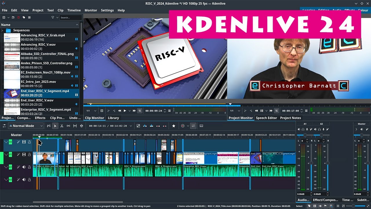 Kdenlive 24: Free & Open Source Video Editor