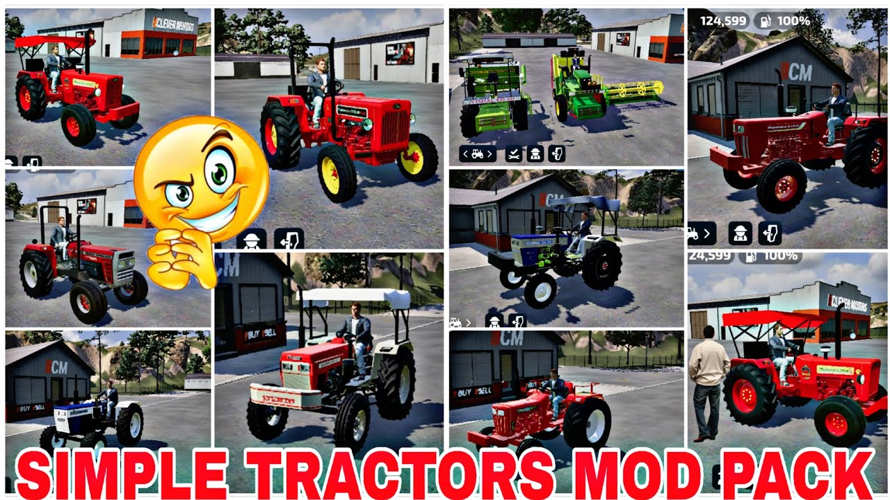 FS23 NEW MOD SIMPLE INDIAN TRACTORS MOD #tractorgaming #fs23mods