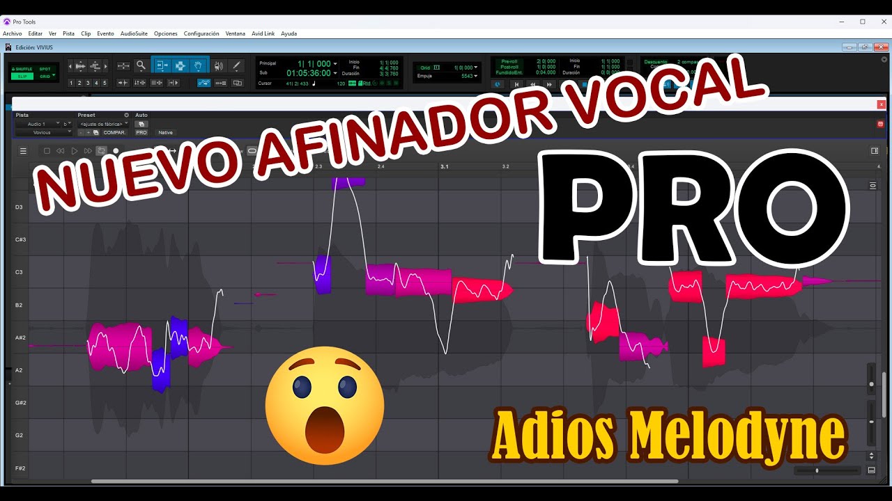 Nuevo Afinador Vocal PRO 2026 - Adios Melodyne