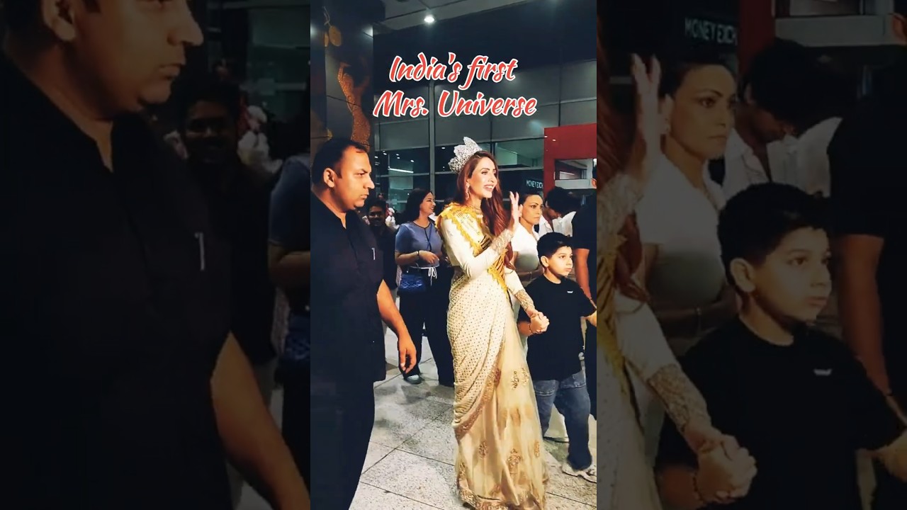 👑Sherry Singh makes history as India's first Mrs.Universe winner in 2025  #beautyqueen #mrsuniverse