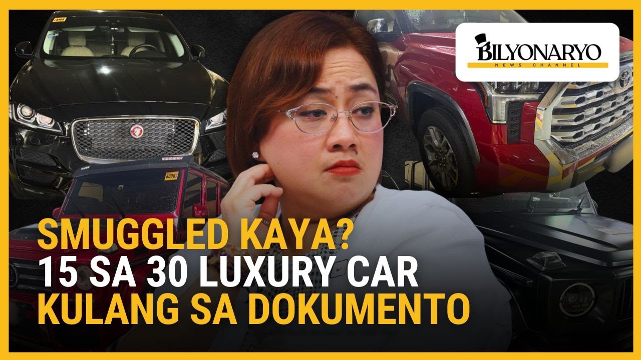 15 sa luxury car ng mga Discaya kulang sa dokumento; 10 opisyal at empleyado ng BOC iniimbestigahan