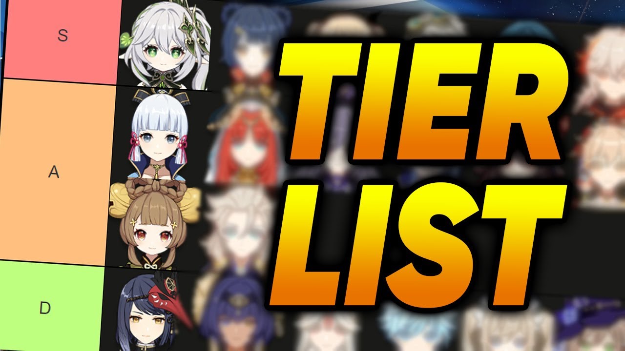 Genshin Impact Tierliste vor der 4.0 🔥🔥🔥