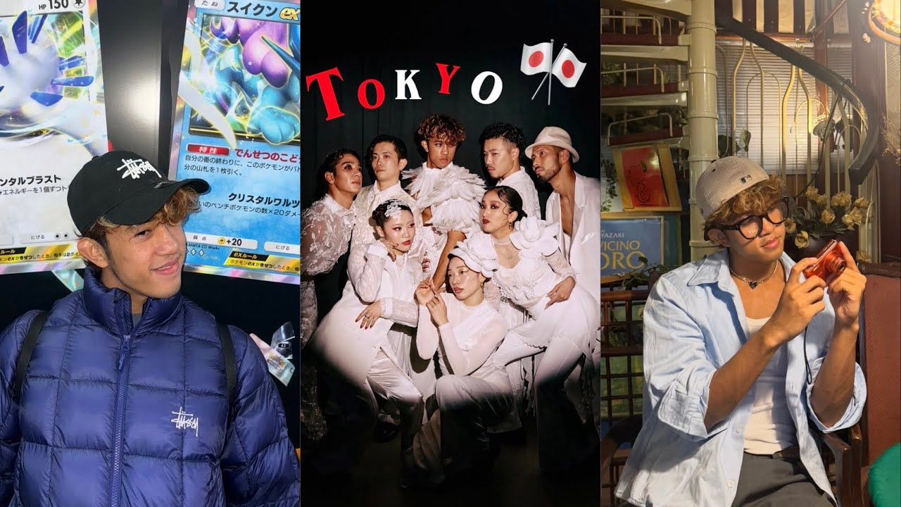 TOKYO VLOG | competing in D.LEAGUE , Pokemon center , Cafe 