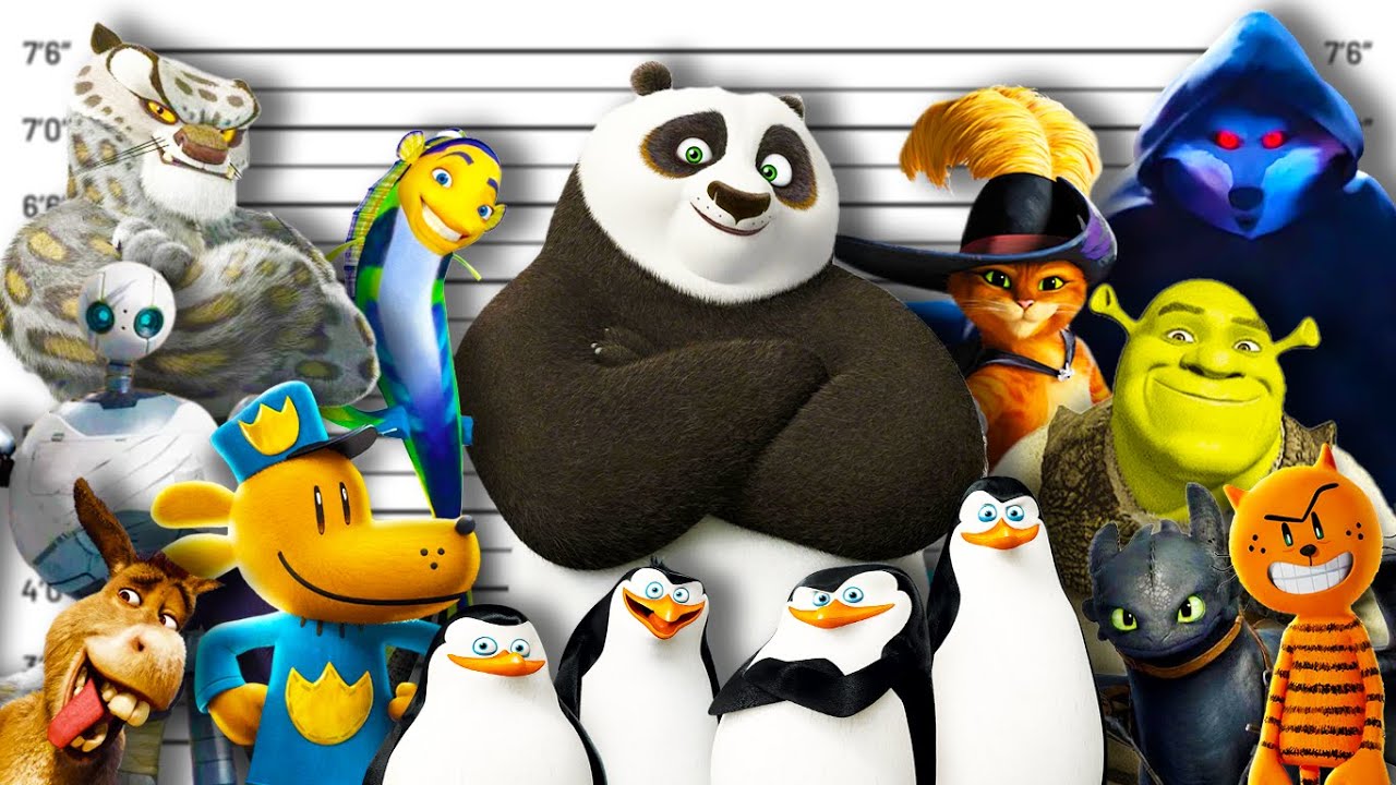 If ALL Dreamworks characters were charged for their crimes (MEGA compilation)