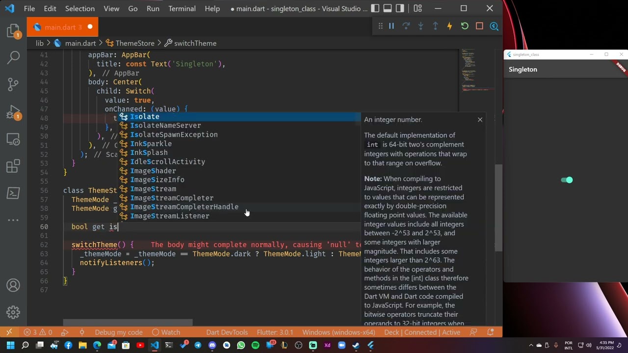 Flutter Tips - Vamos conversar sobre Singleton