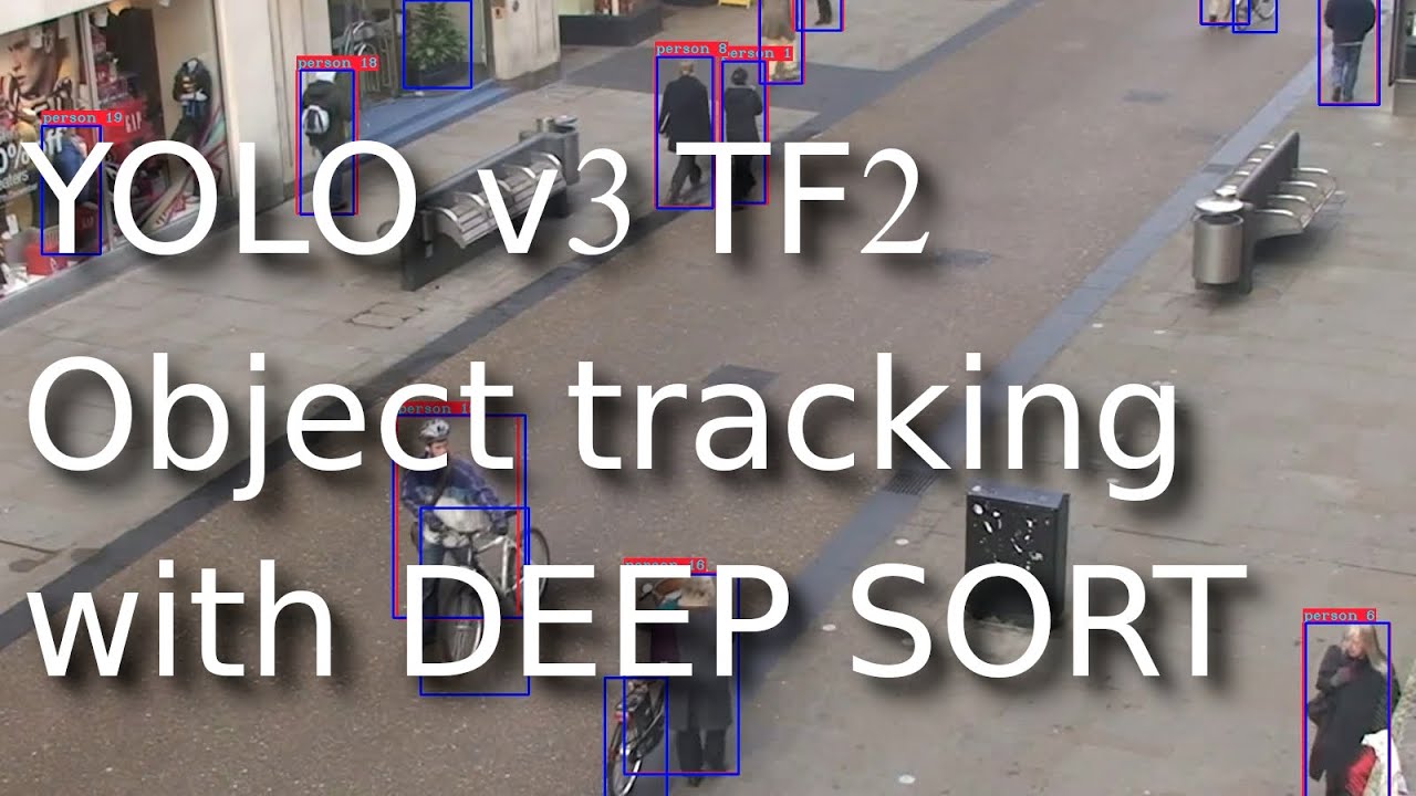 YOLO v3 Real-Time Object tracking with Deep SORT