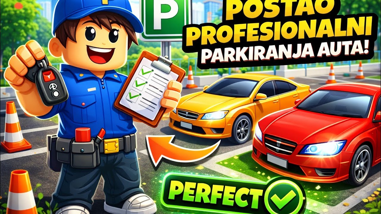 PARKIRAM AUTA DA ZARADIM MILIONE U ROBLOXU!