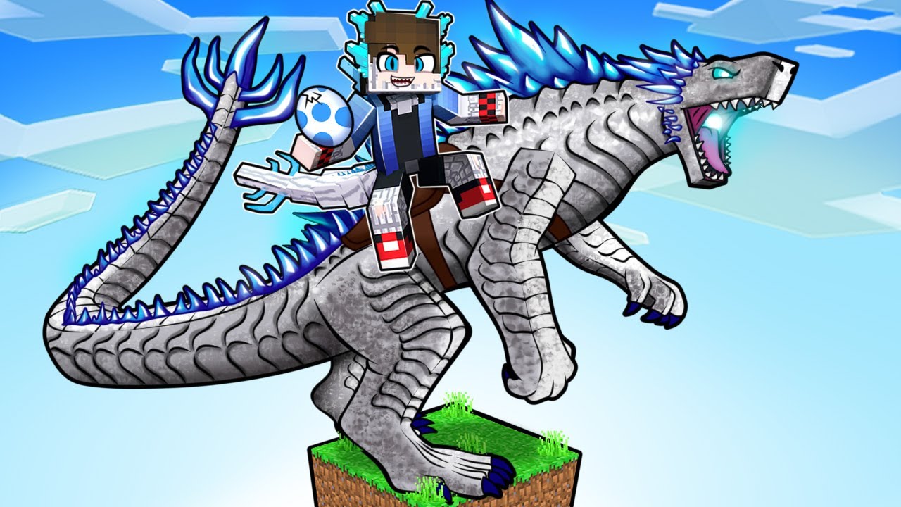 JOGANDO com SHIMO em APENAS UM BLOCO no Minecraft