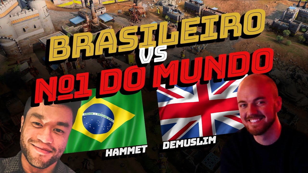 BRASILEIRO X Nº1 DO MUNDO | AGE OF EMPIRES 4