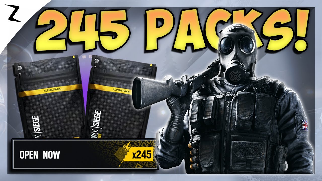 Opening 245 Alpha Packs! (Steel Wave) - Rainbow Six Siege