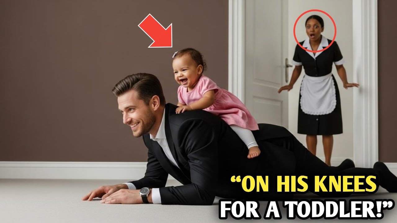 Billionaire Crawls for the Maid’s Toddler — Her Laughter Melts His Heart Instantly