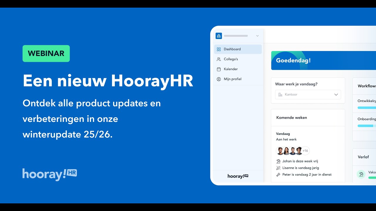 Winterupdate 25/26: Een nieuw HoorayHR