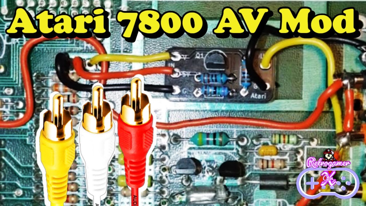 Atari 7800 AV Мод | Полное руководство