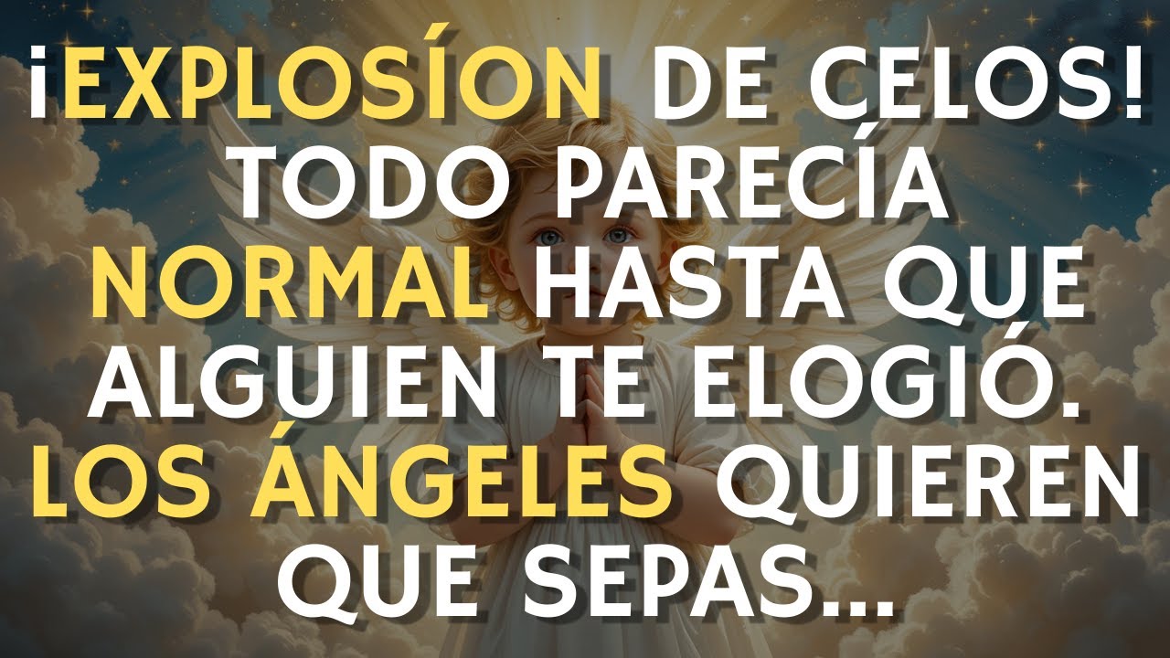 ¡EXPLOSÍON DE CELOS! TODO PARECÍA NORMAL HASTA QUE ALGUIEN TE ELOGIÓ. LOS ÁNGELES QUIEREN..