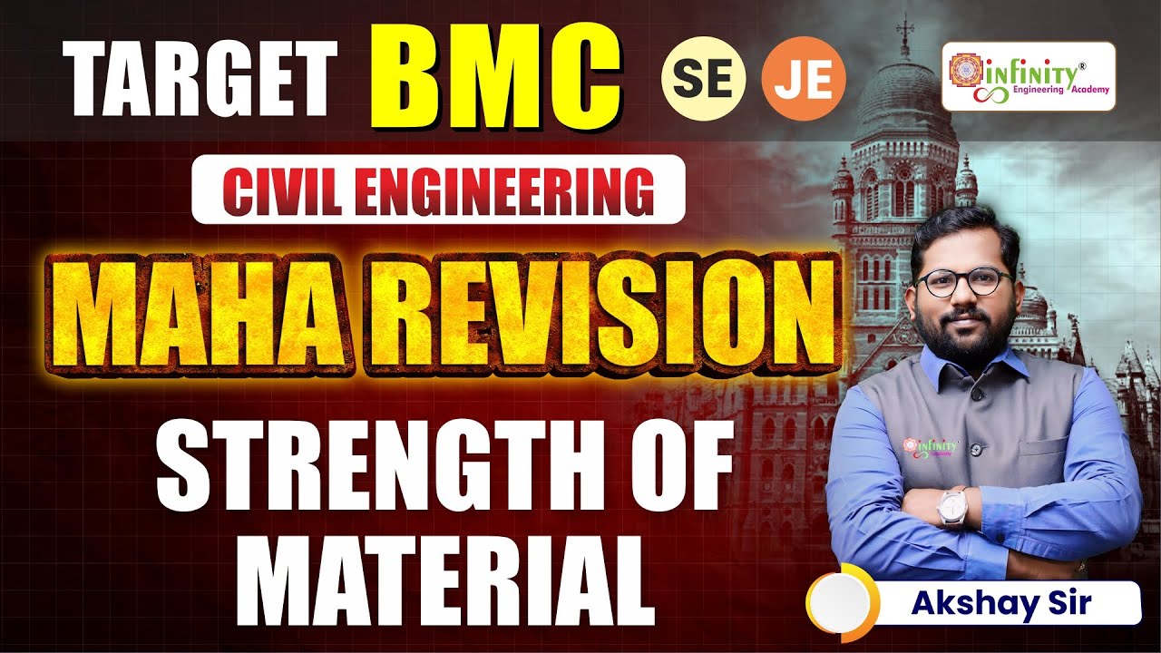 Strength of Material | BMC Maha Revision | BMC JE SE Recruitment 2025 | BMC Recruitment 2025 #bmc
