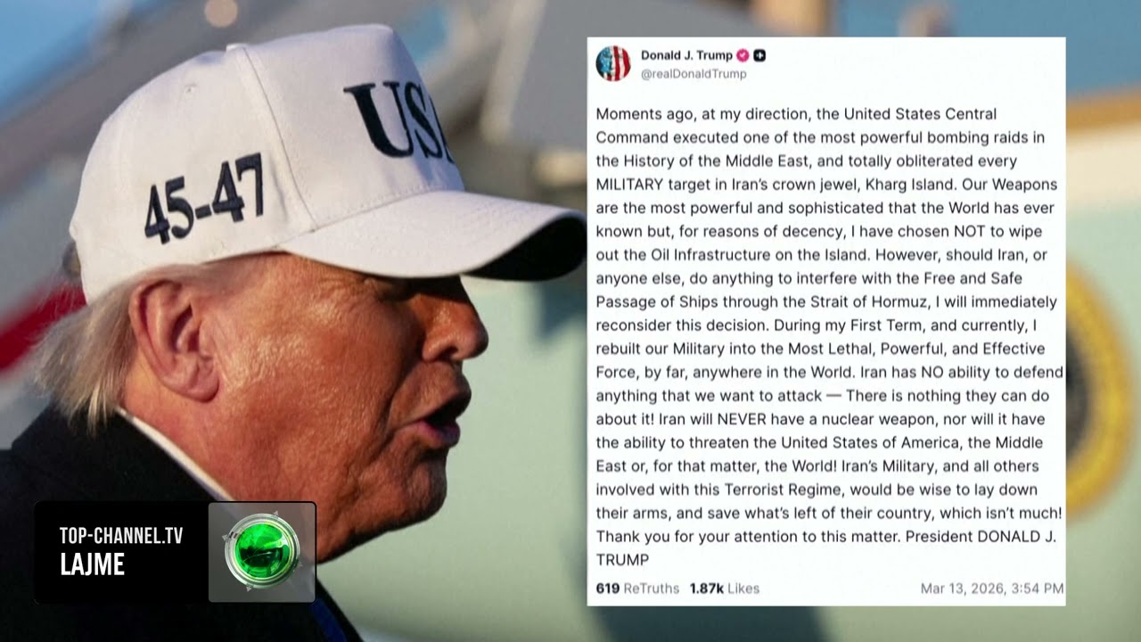 Top Channel/ Trump: Hormuzi mbahet i hapur. Irani sulmon ambasadën USA në Bagdad