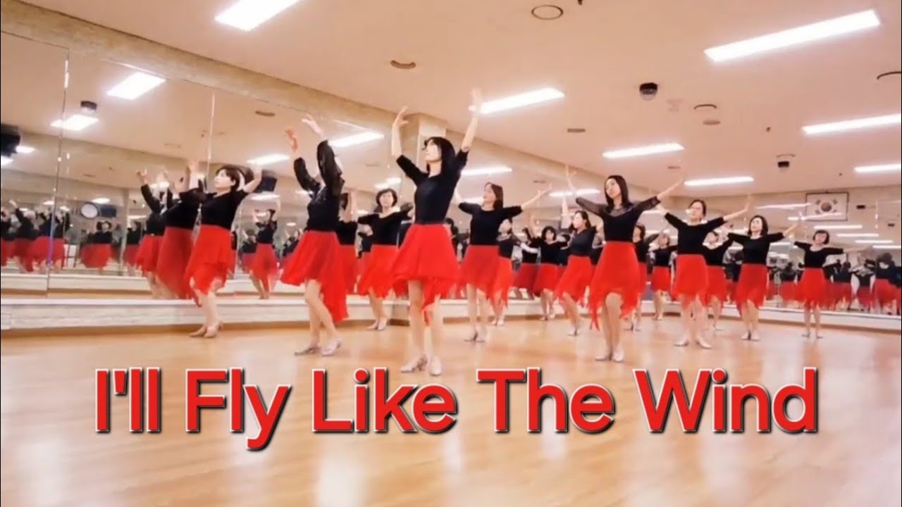 I'll Fly Like The Wind Line Dance#정미영의라인댄스#화곡역3번출구#강서구라인댄스#영상반#나누리동호회#리뷰클래스#달빛라인동호회