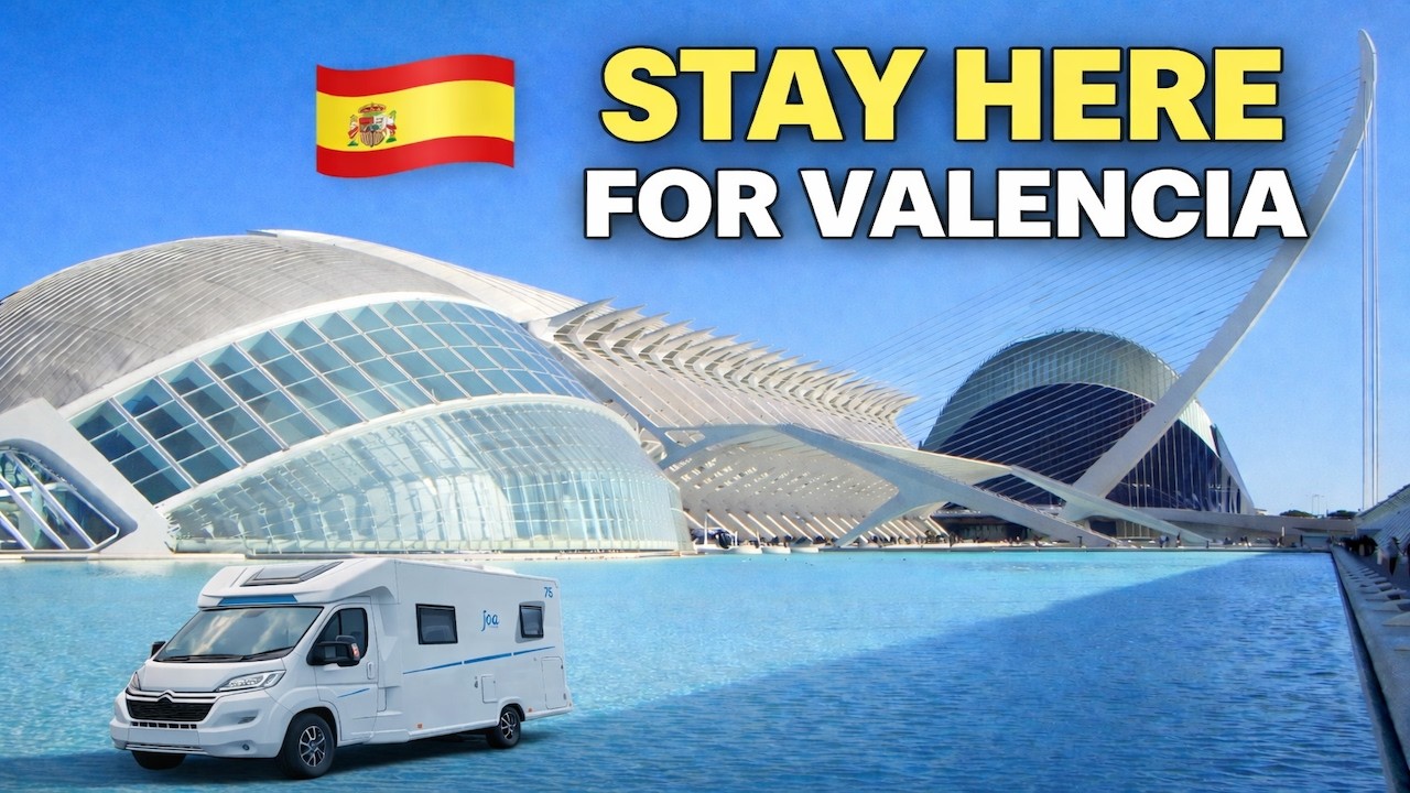 Проживание в автодоме недалеко от Валенсии 🇪🇸 | Удобное метро до города + экскурсия по кемпингу
