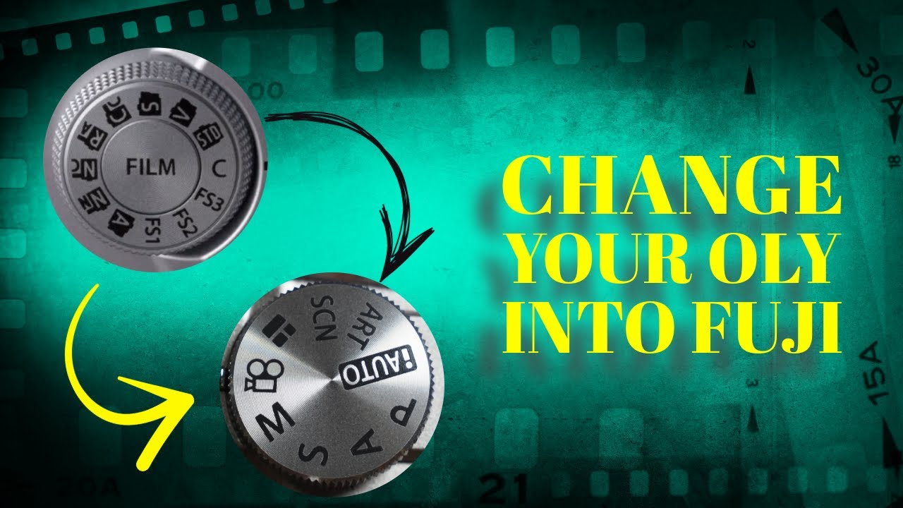 Turn your Olympus e-pl7 into Fujifilm X-M5 - how to set mode dial as film simulation dial