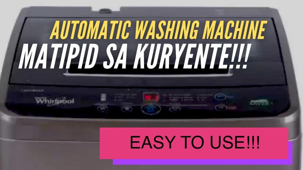 AUTOMATIC WASHING MACHINE | WHIRLPOOL | HOW TO USE | REVIEW