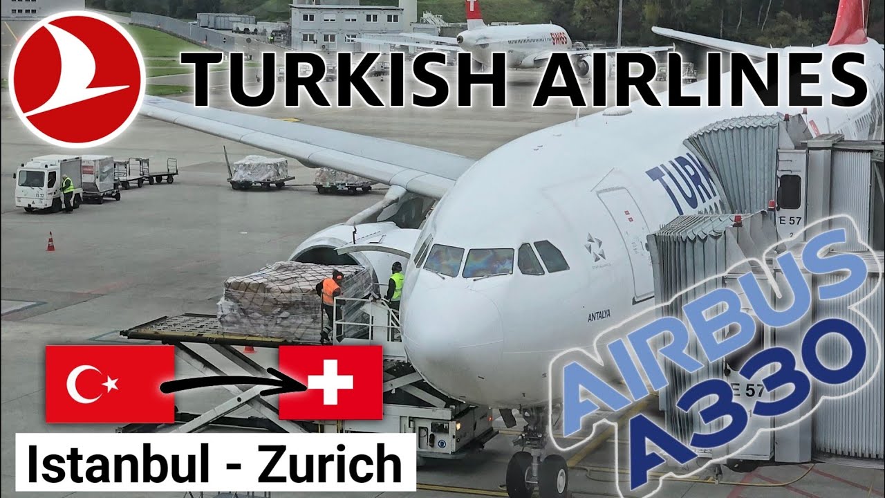 Turkish Airlines A330 | Стамбул &ndash; Цюрих | Обзор перелета