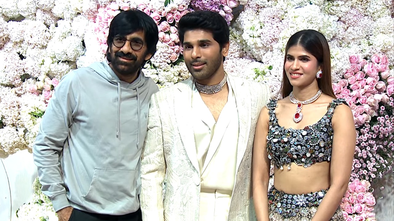 Mass MahaRaja Ravi Teja at #AlluSirish & #Nayanika Pre-Wedding Reception | Daily Culture