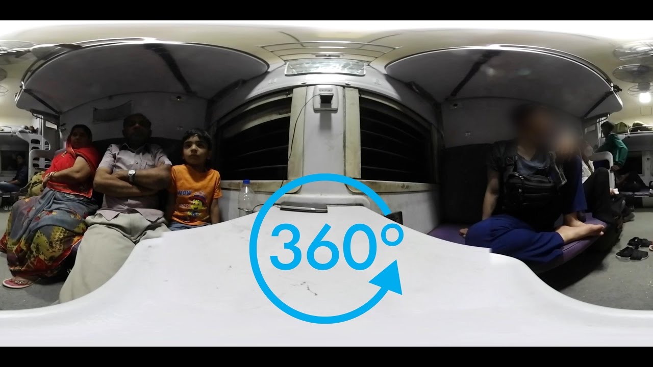 [360VR] 바라나시-델리행_야간열차_Varanasi Night Train