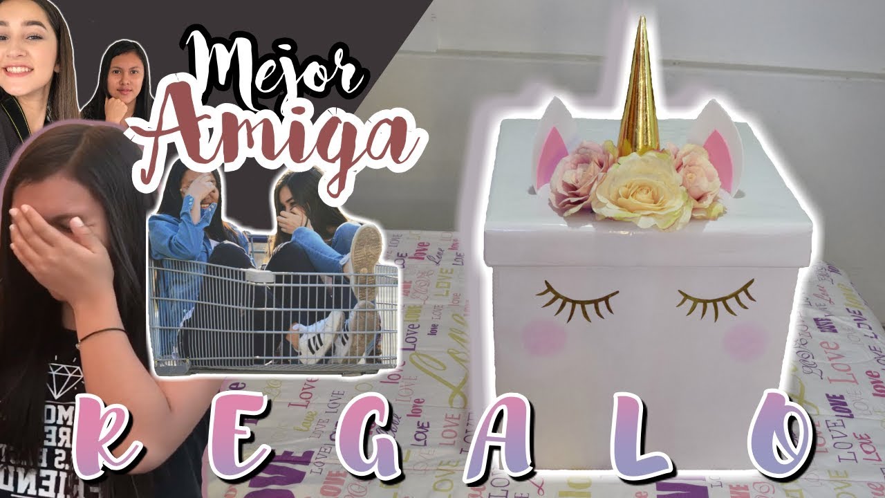 DIY Caja de UNICORNIO / Cumple de mi Mejor Amiga!