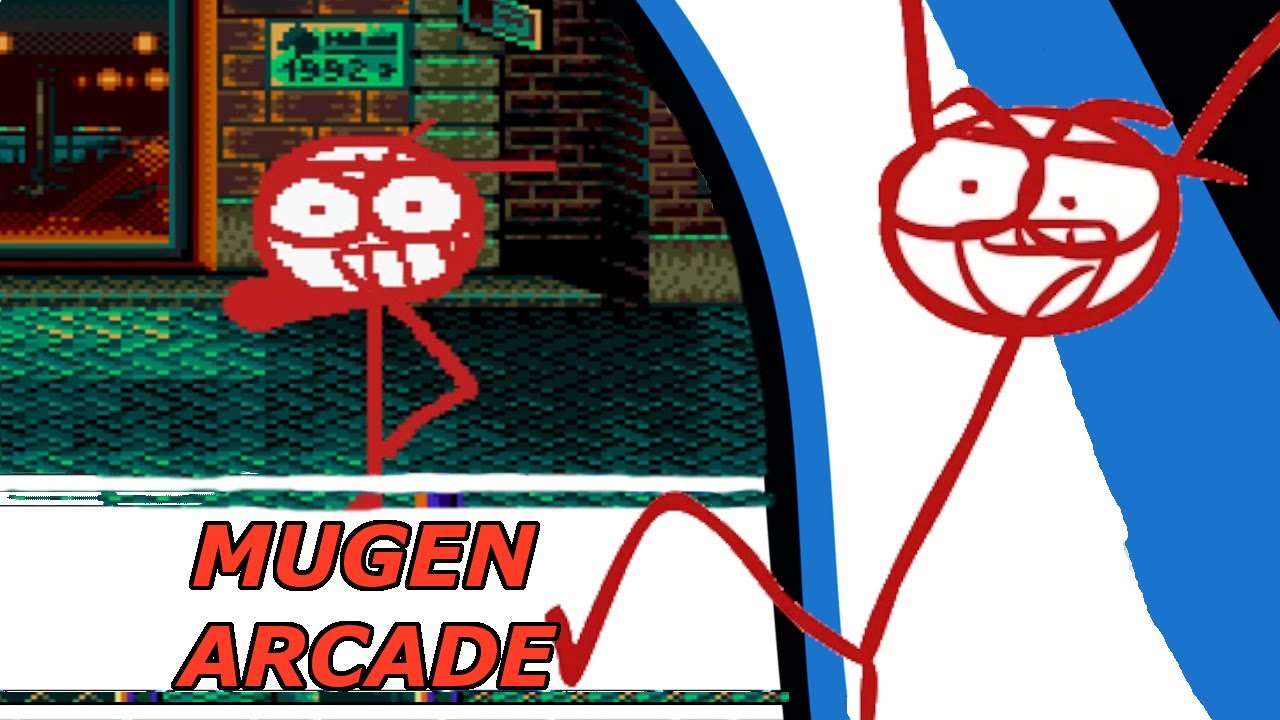 Режим Mugen Arcade с красным (DF)