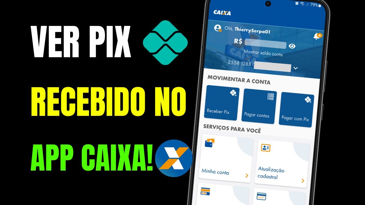 COMO VER PIX RECEBIDO NO APLICATIVO DA CAIXA