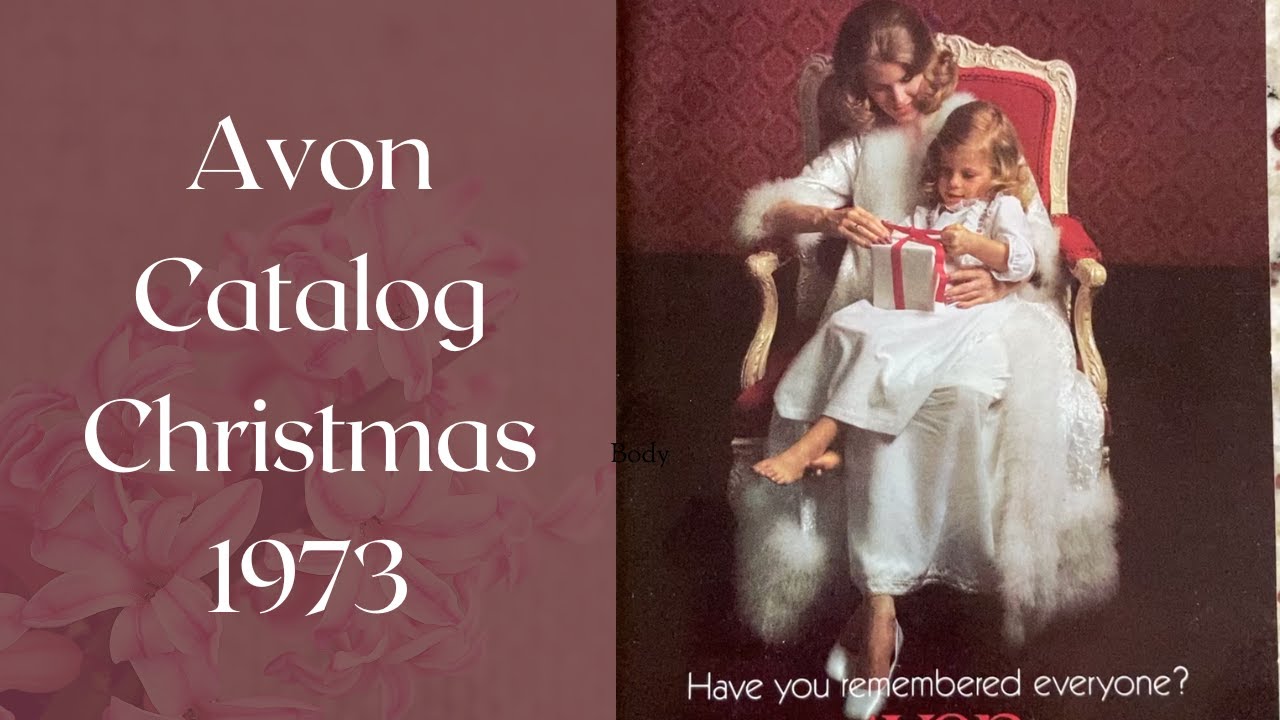 Vintage Avon Christmas Catalog 1973