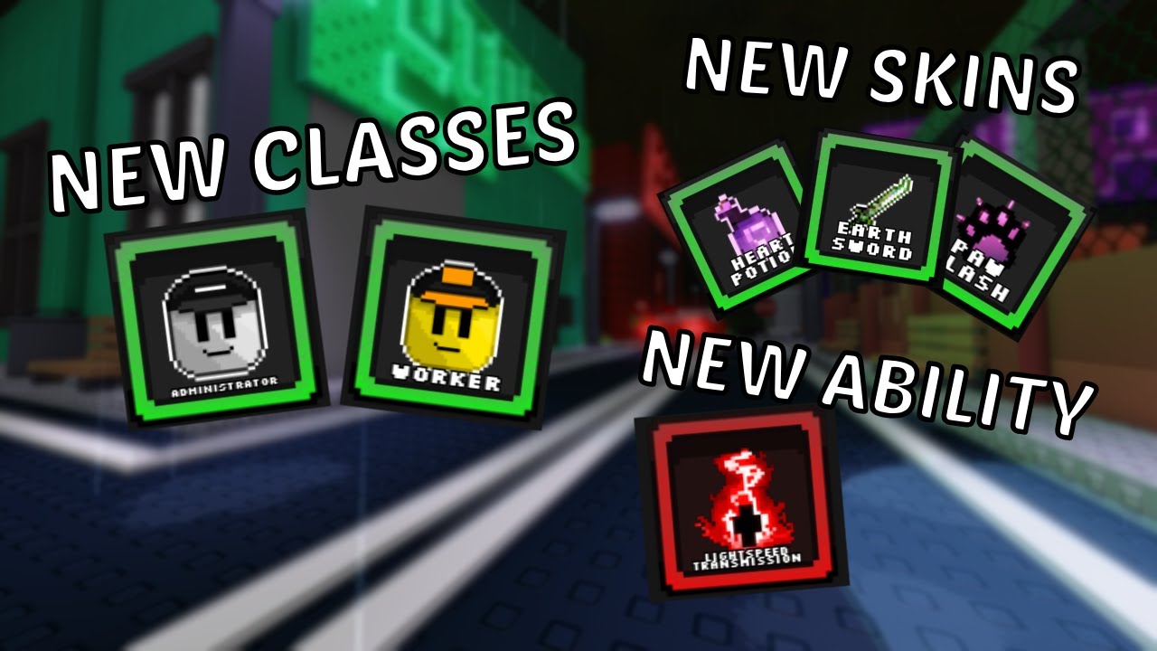 UPDATE - new skins, classes and ability | Corrupted Crossroads