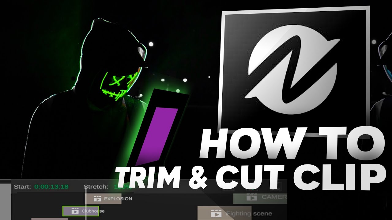 How to Trim and Cut Video Clips to Work Area in Node Video Editor 2021 | How to Edit Montage Fast🔥