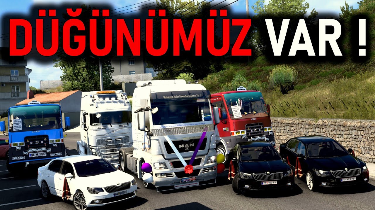 TIRCI D&Uuml;Ğ&Uuml;N&Uuml; ! İSMAİL ABİ EVLENİYOR ETS 2 D&Uuml;Ğ&Uuml;N MOD MP @OyunPas0