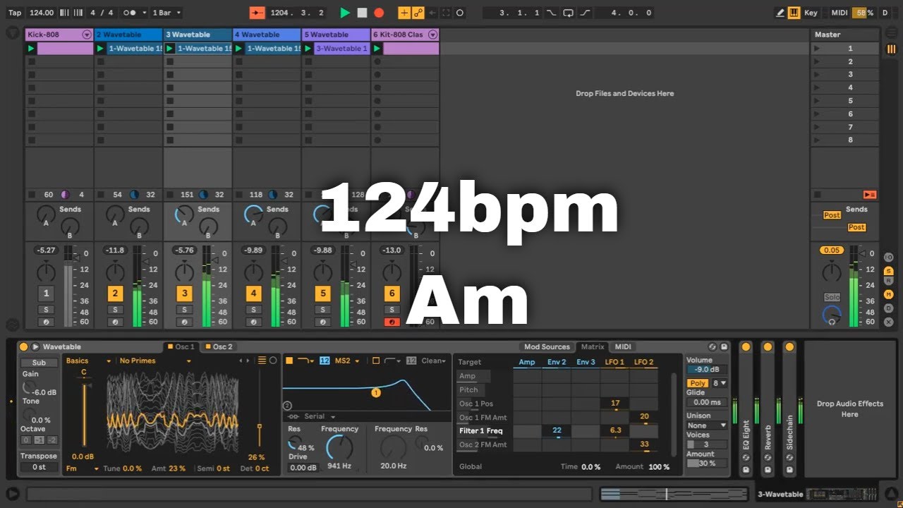 Ableton Live | Melodic Deep Techno Wavetable | Workflow & Live Act | 271020