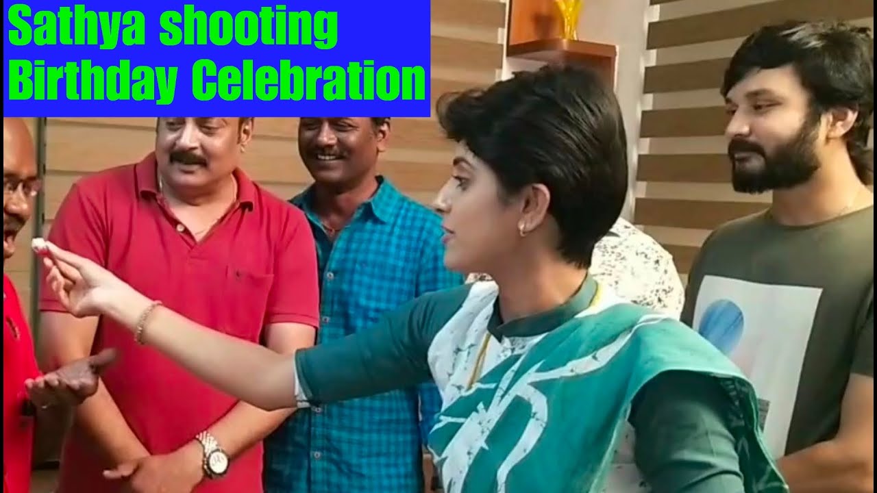 #Sathya Shooting Birthday Celebration | Director Natraj sir /Actor Parthan Birthday |#Zeetamilsathya