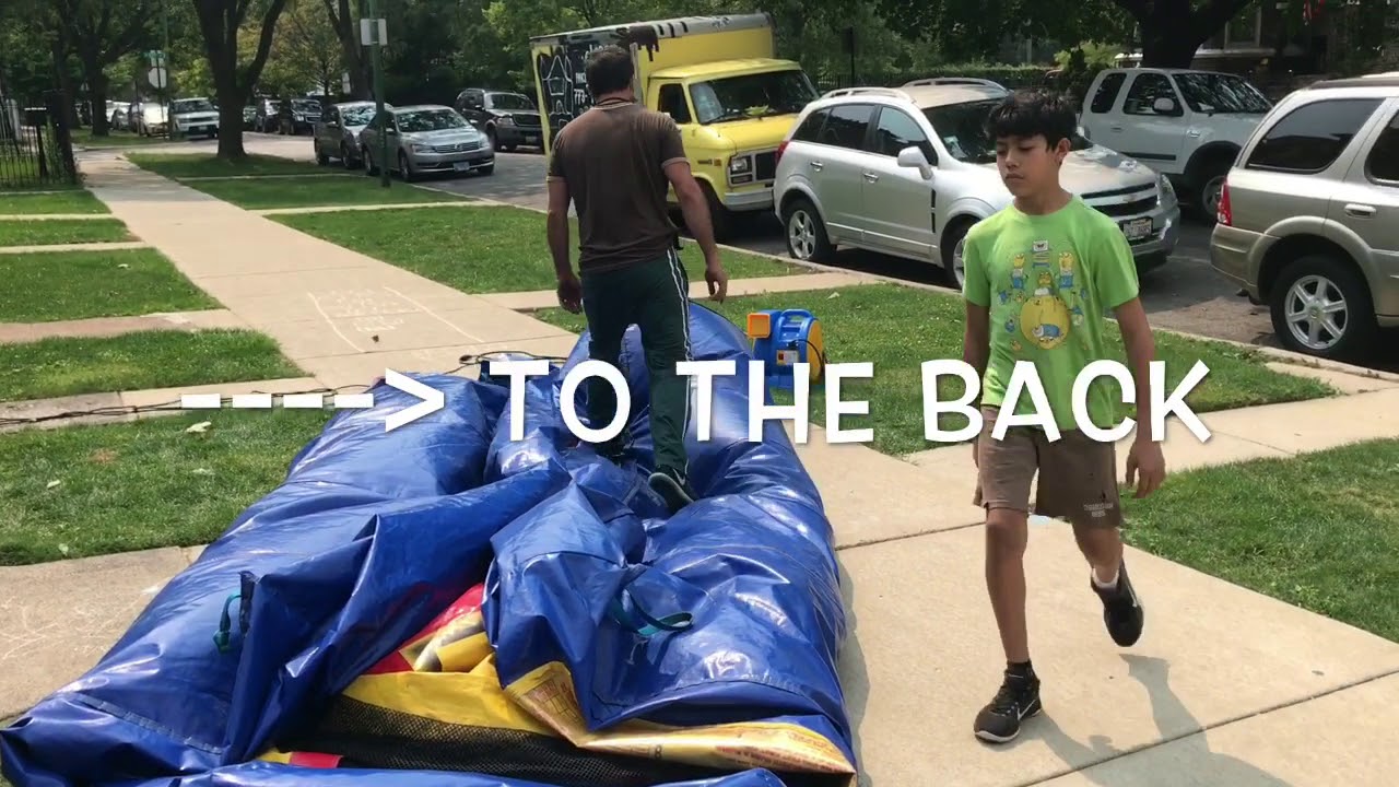 How To Fold An Inflatable House C&oacute;mo Doblar Un Inflable