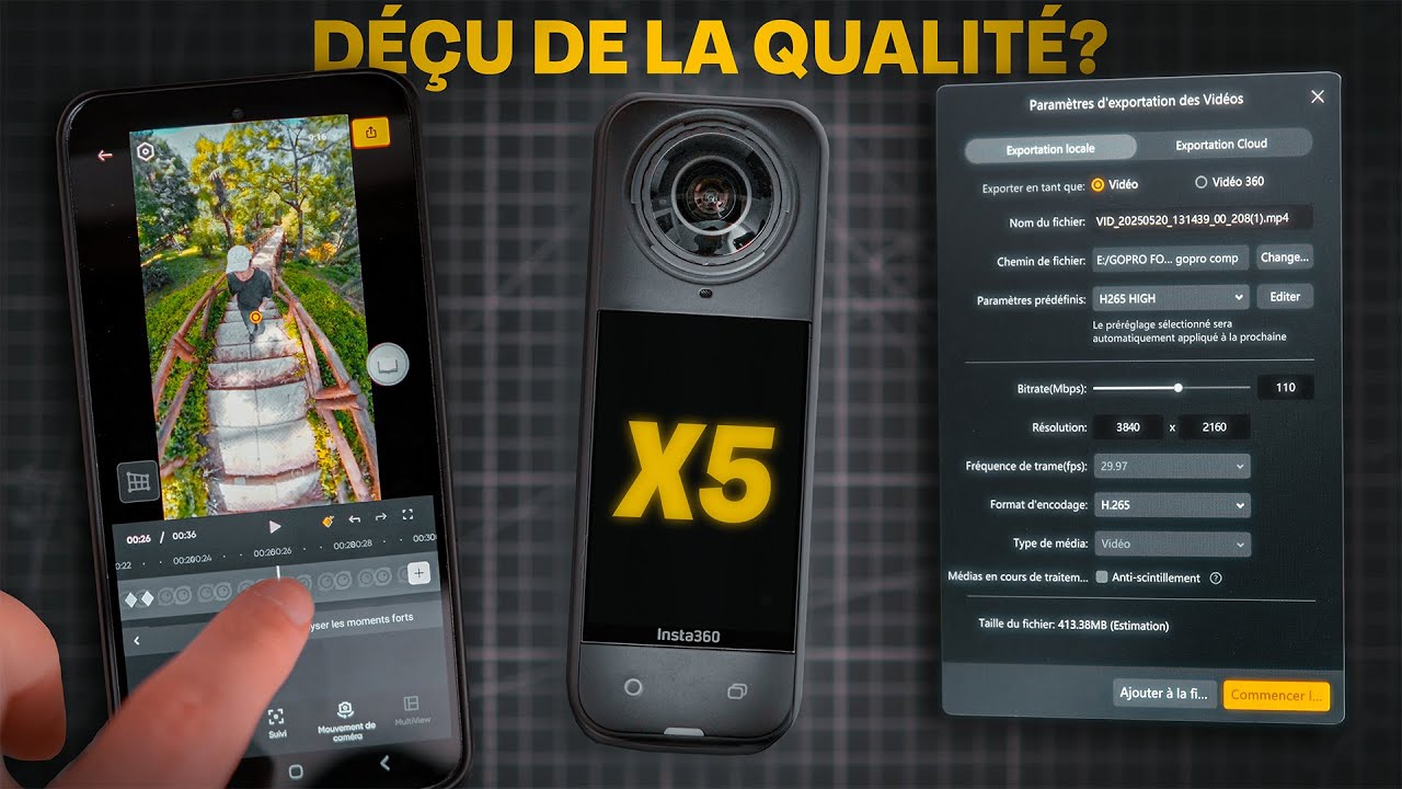 Mauvaise Qualité Vidéo? Voilà mes Astuces | insta360 X5