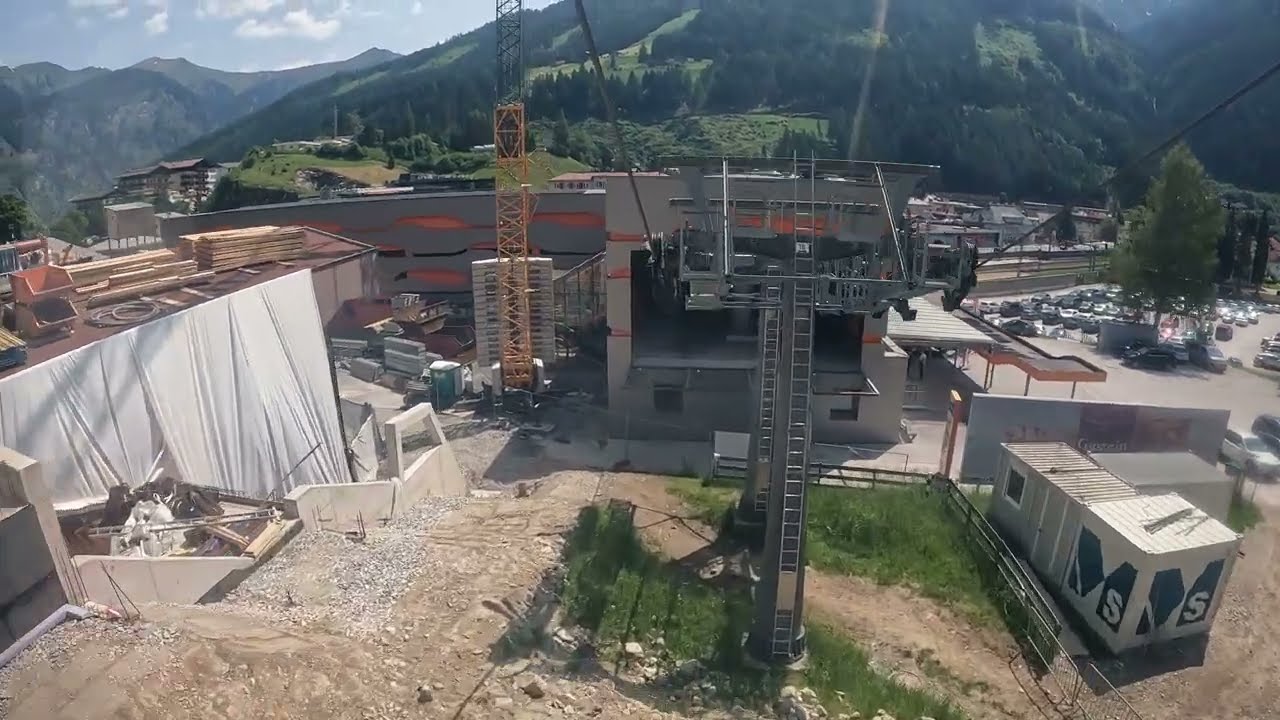 Bad Gastein 8 MGD Stubnerkogelbahn I Talfahrt Sommerbetrieb 4K