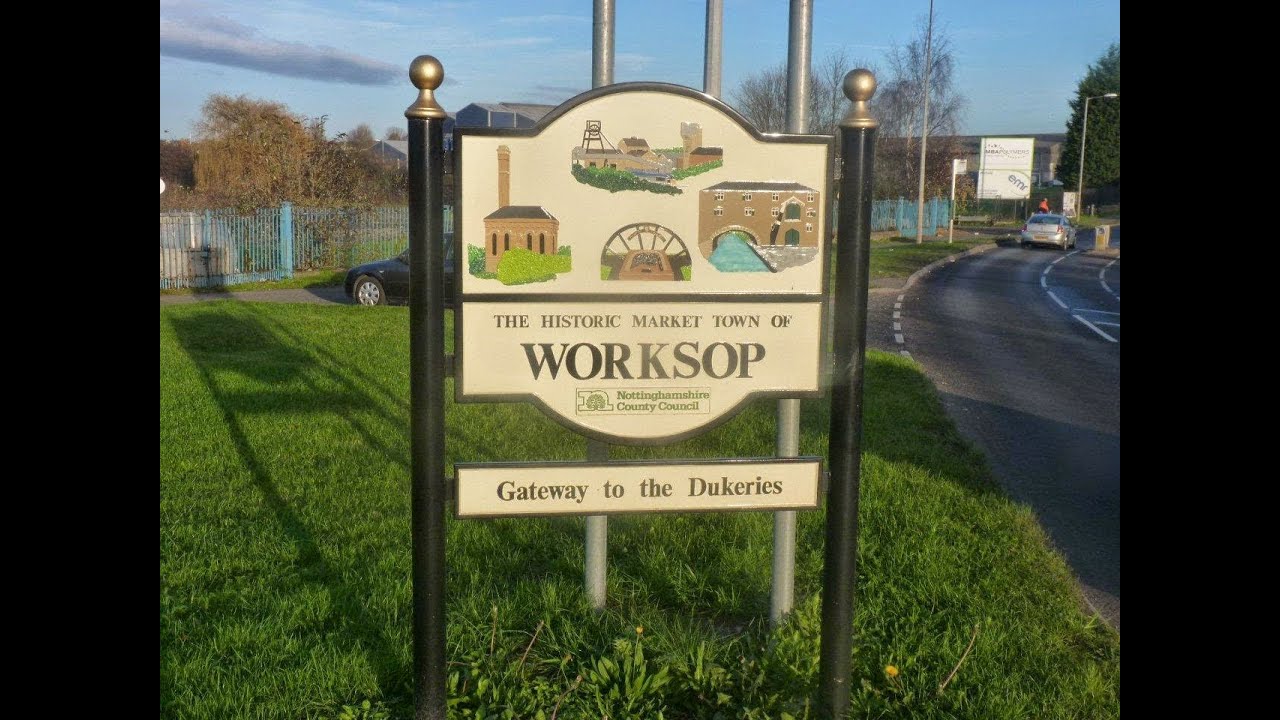 Worksop Walk = Square to the top of the town