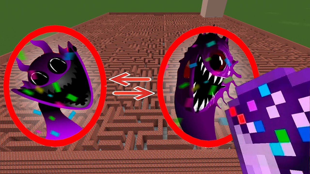 Pibby Glitch NEW Mods Durple, SPRUNKI PHASE 10 in Maze Addon Minecraft PE #MCPEAddons