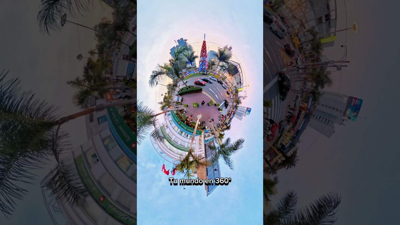 Navidad en 360°🌎 ¡Captura cada ángulo en estas fiestas con esta cámara! 