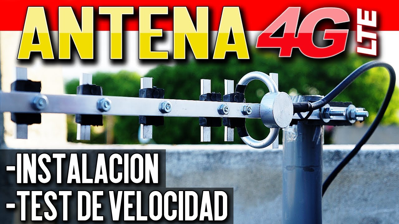 Antena Yagi Externa para Modem/Router 4G-LTE | Instalación + PRUEBAS!!