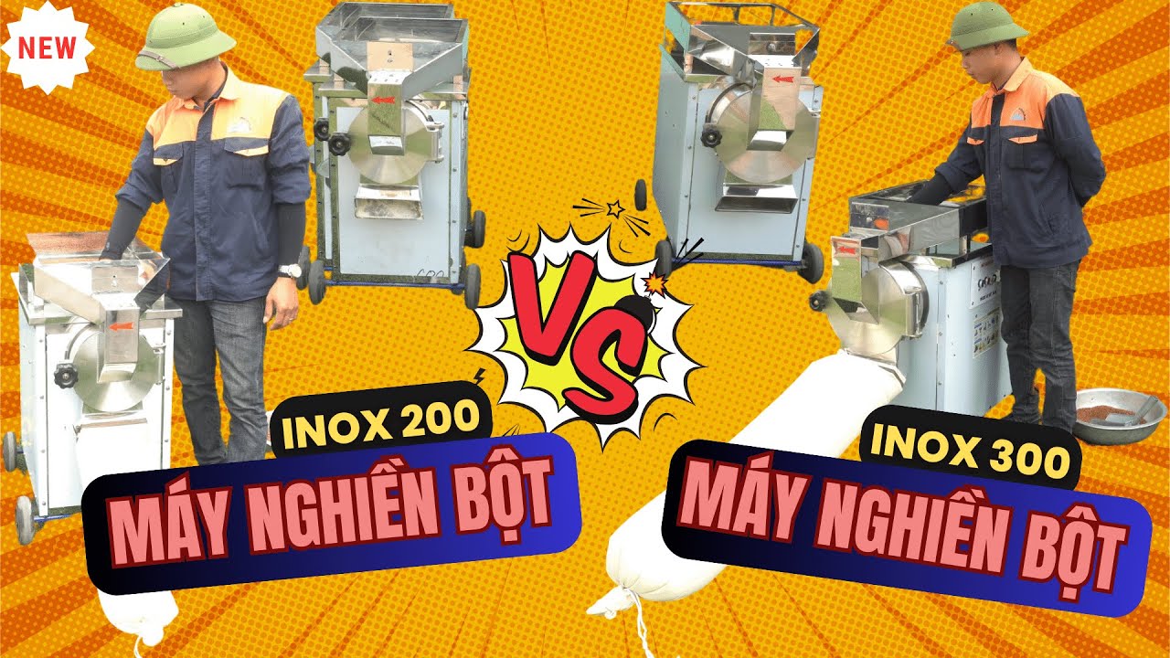 Máy Nghiền Inox 200 Và 300 Chuyên Nghiền Ngũ Cốc Dinh Dưỡng
