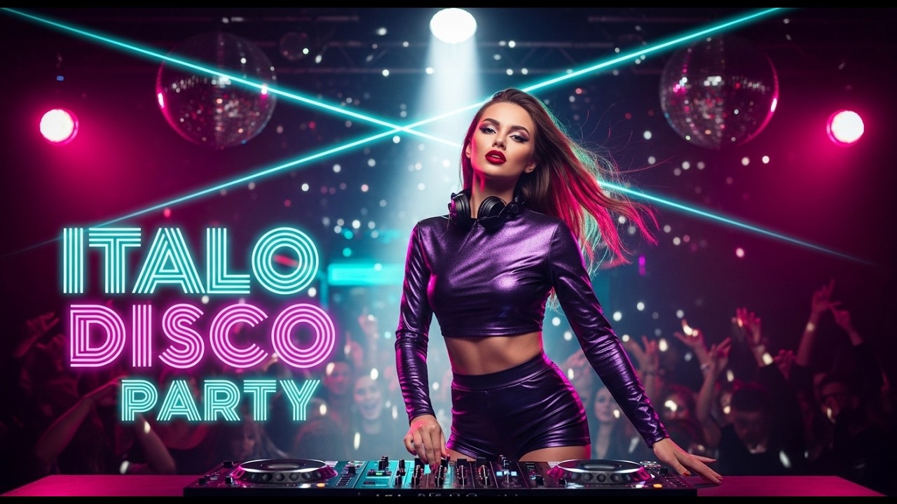 Italo Disco 80s Neon Galaxy Mix – Retro Dance Hits & Cosmic Night Drive